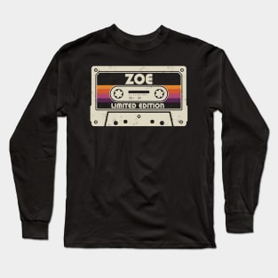 Zoe Name Limited Edition Long Sleeve T-Shirt